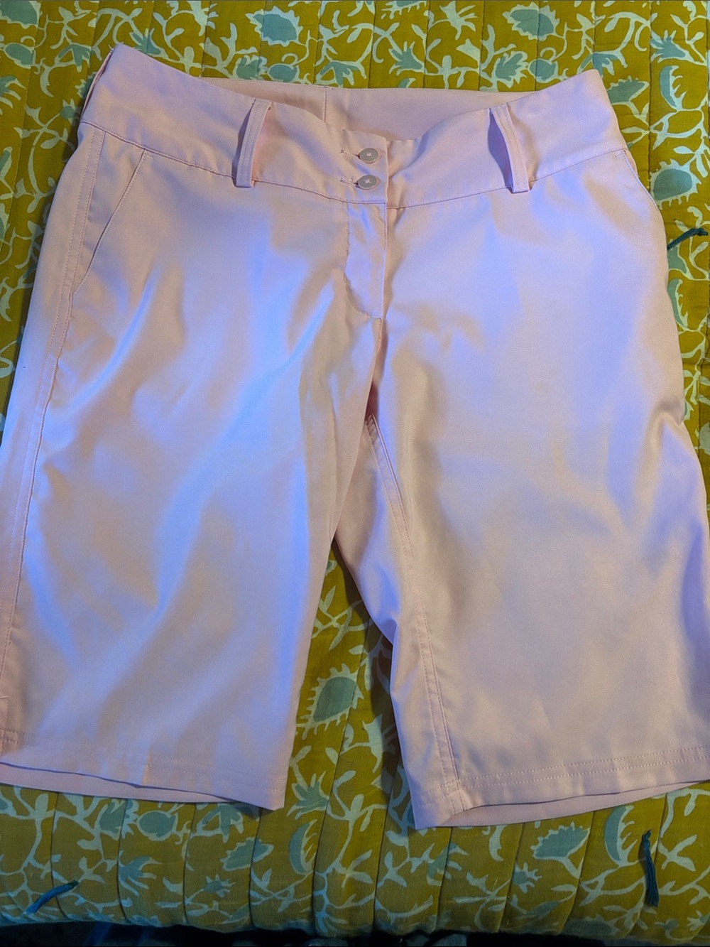 Adidas Climalite Pink Golf Shorts Bermuda Summer Lightweight Sport